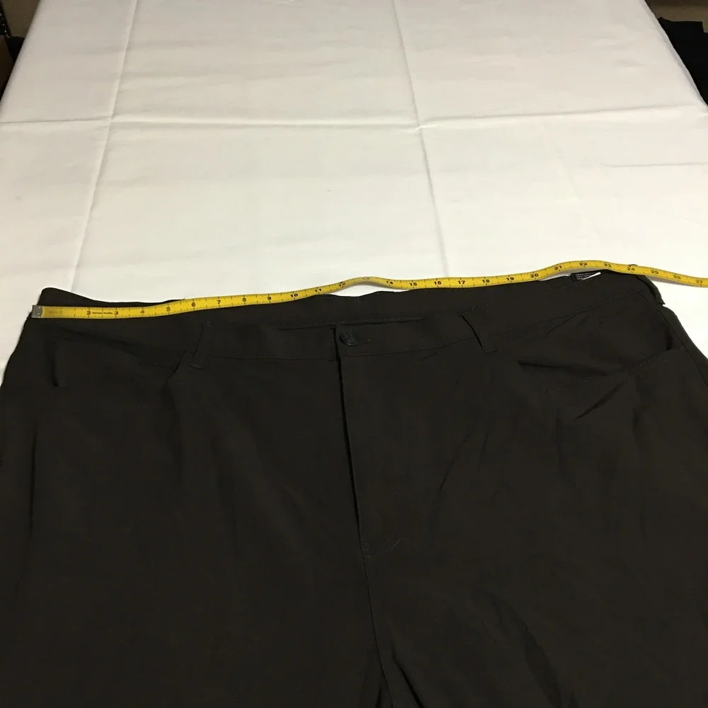 Callaway Golf Pants Mens 50x32 Dark Brown Performance Flat Front NWT